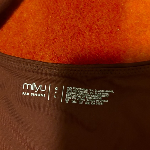 Chocolate brown second skin stretch microfibre bodysuit NWT - Picture 6 of 9